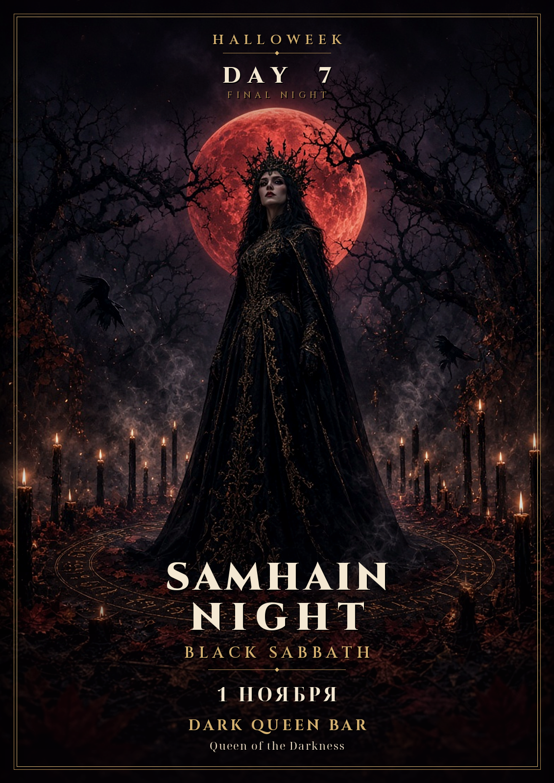 Афиша: Samhain Night: Black Sabbath, 1 ноября